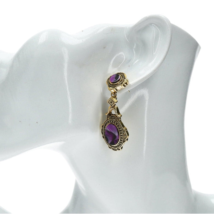 laura vita Boucles d'oreille Violine Exclusivité