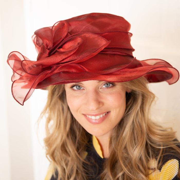Laura Vita Chapeau Organza Sertine Exclusivité
