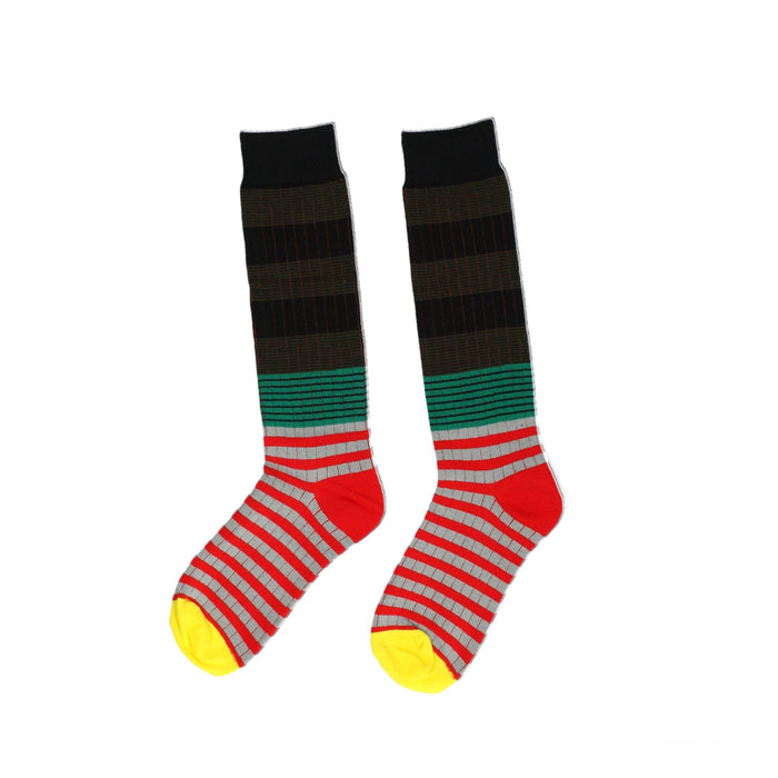 Laura Vita Chaussettes Hautes Rayures