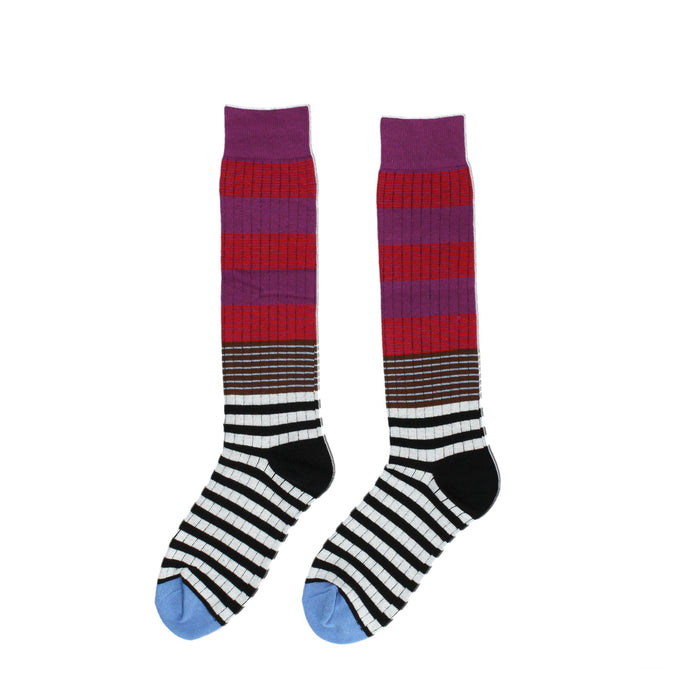 Laura Vita Chaussettes Hautes Rayures