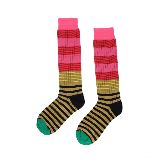 laura vita Chaussettes hautes Rayures