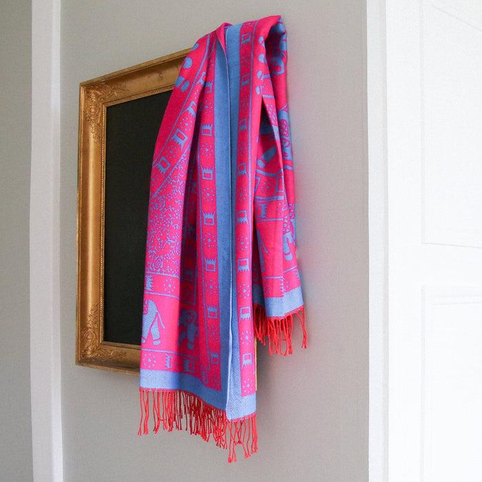 Laura Vita Foulard Cachemire De Pashmina Axelle