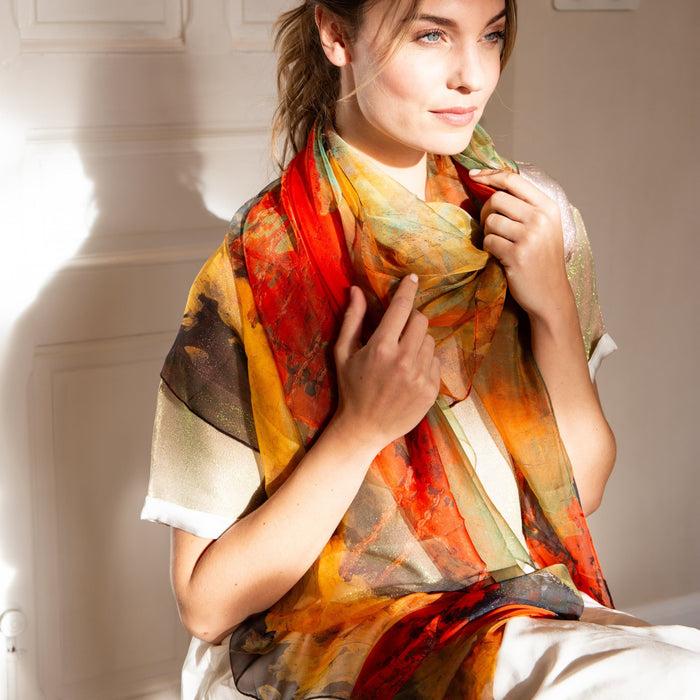 Laura Vita Foulard Fauve
