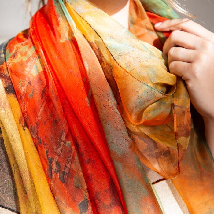 laura vita Foulard Fauve