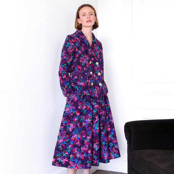 Laura Vita Jupe Astree Violet Studio