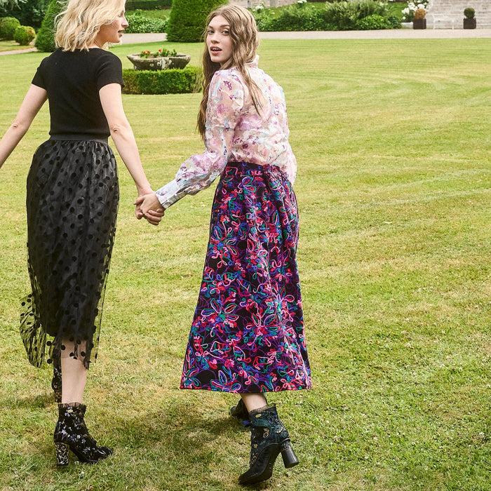 laura vita Jupe Astree Violet Studio