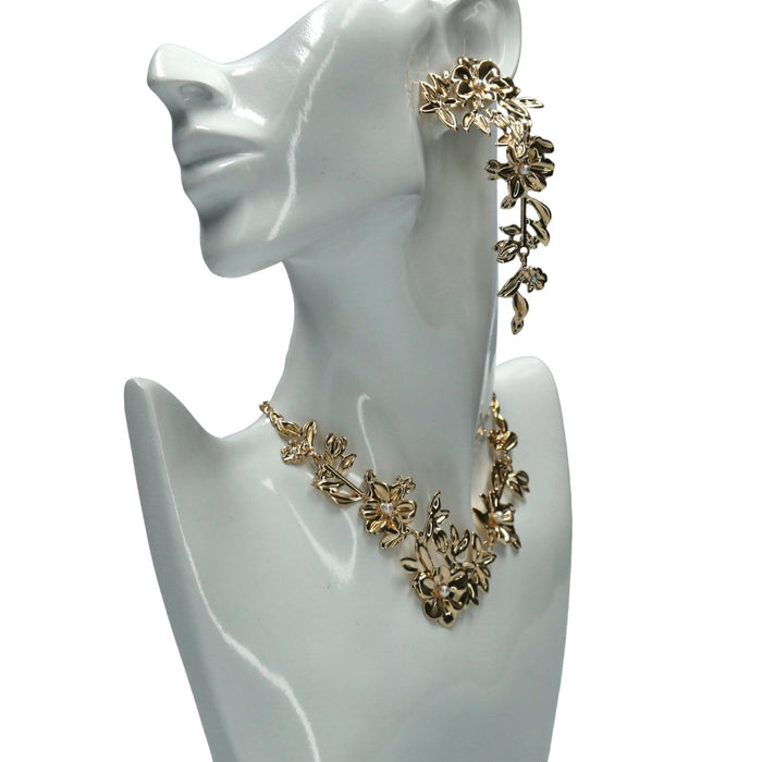 Laura Vita Parure Collier Boucles D'oreilles Sarah