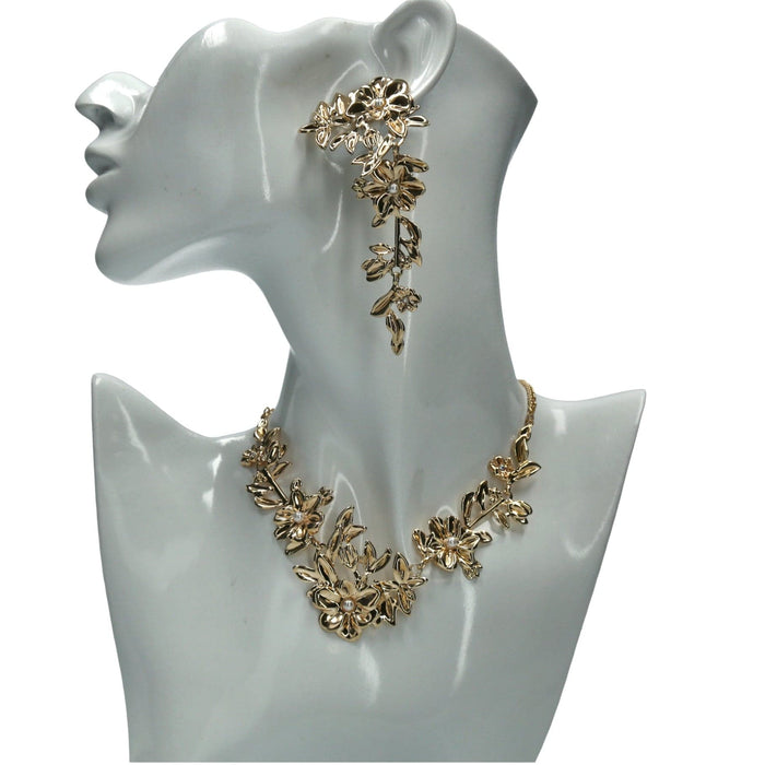laura vita Parure collier boucles d'oreilles Sarah