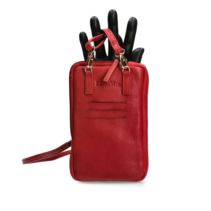 laura vita Pochette en cuir Samuel Exclusivité