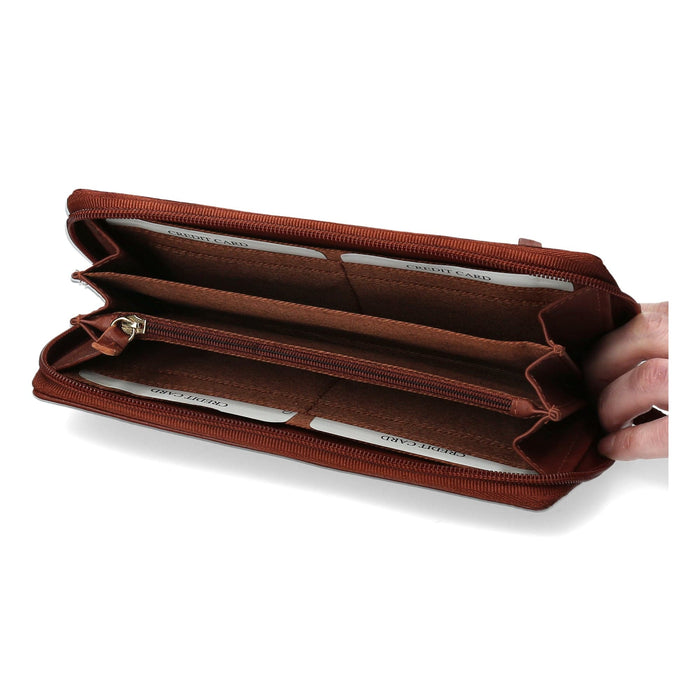 Laura Vita Portefeuille En Cuir Coleen Exclusivité