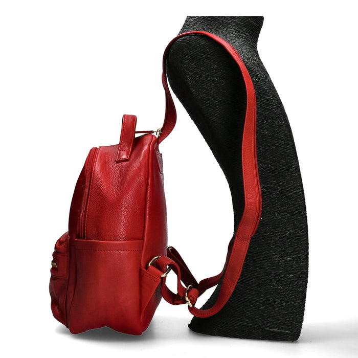 Laura Vita Sac à Dos En Cuir Terry