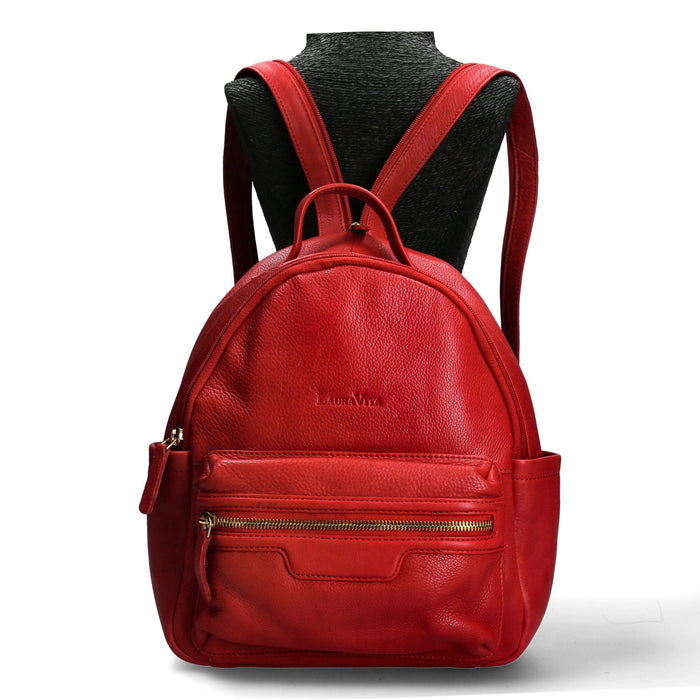 laura vita Sac à dos en cuir Terry