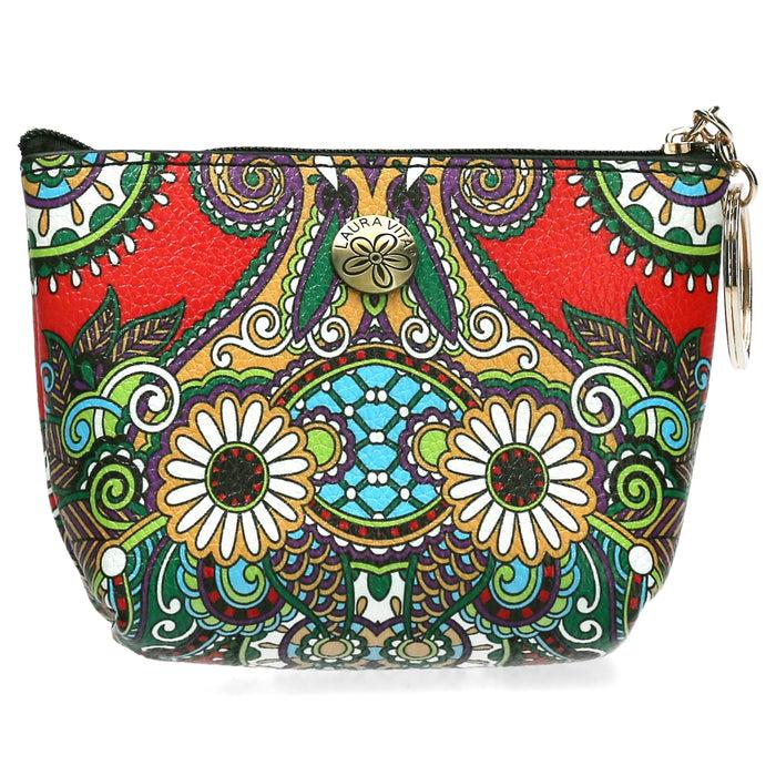 laura vita Porte-clefs et porte-monnaie en cuir Balthazar