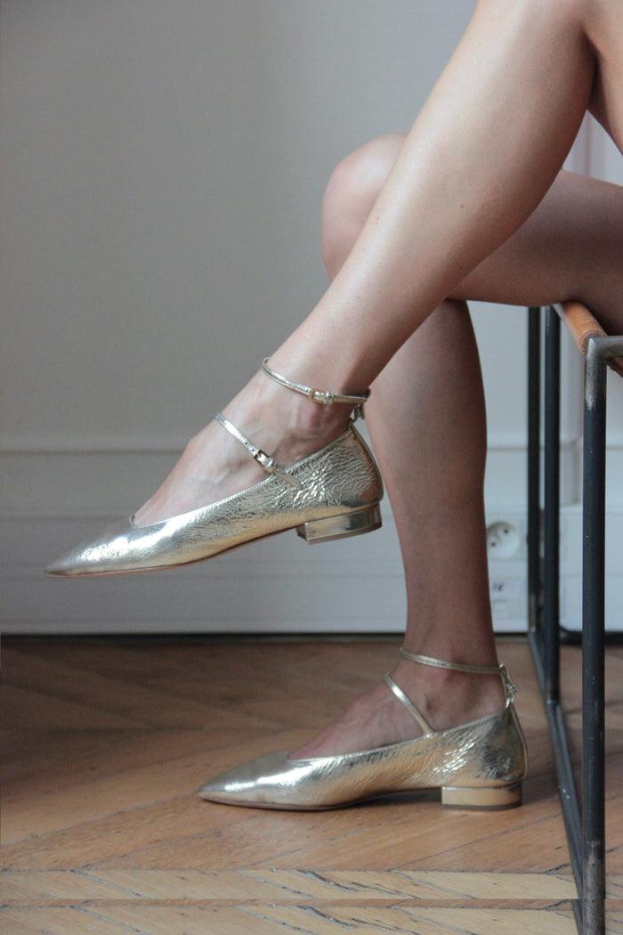 Laurence Dacade ILONA Platine - BRACELET PLAT ET DOUBLE