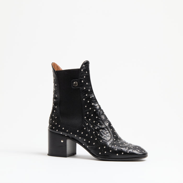 Laurence Dacade ANGIE Black Studs - THE GLOVE BOOT