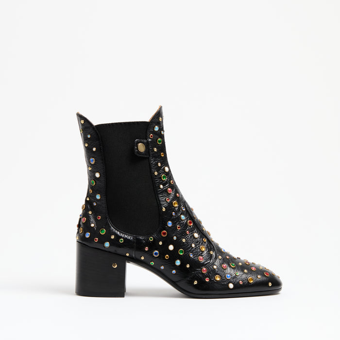 laurence dacade ANGIE black studs - THE GLOVE BOOT