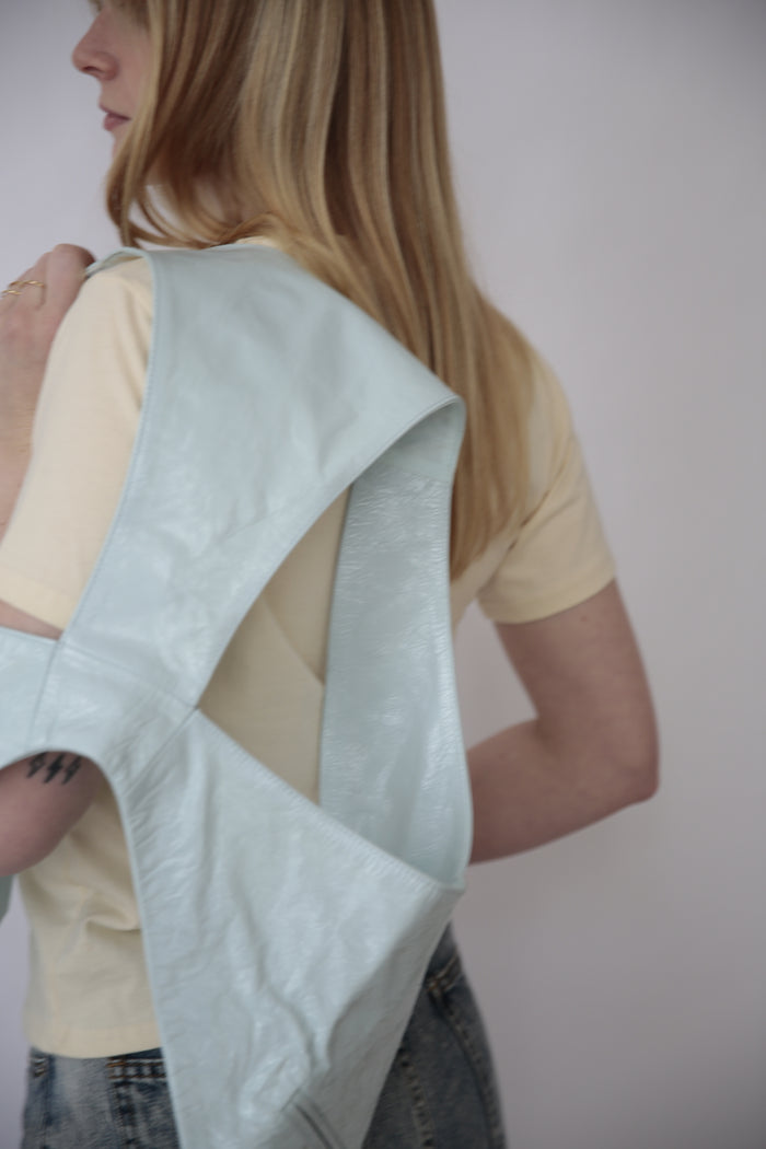 Laurence Dacade GILET Bleu Glacé