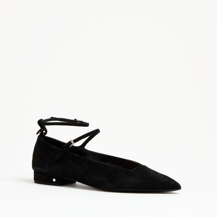 Laurence Dacade ILONA Noir - BRACELET PLAT ET DOUBLE