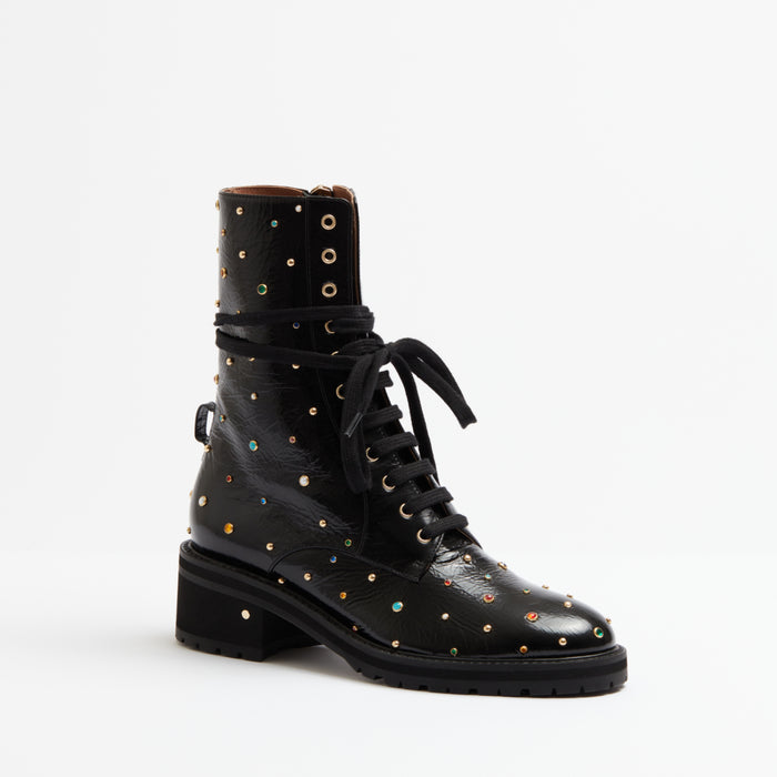 Laurence Dacade KALEB Noir Et Pierres Multicolores