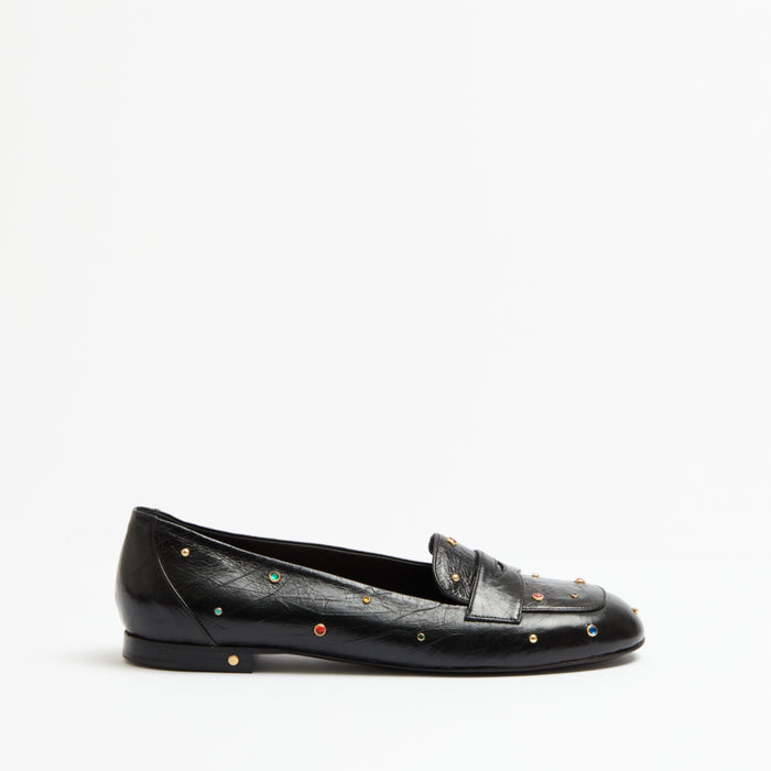 Laurence Dacade LUNA Noir Et Pierres Multicolores - PRECOMMANDE