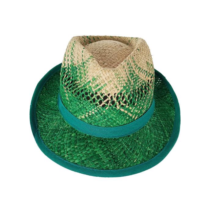 Le Comptoir De La Plage Chapeau Artisanal De Madagascar Borsalino Bicolore