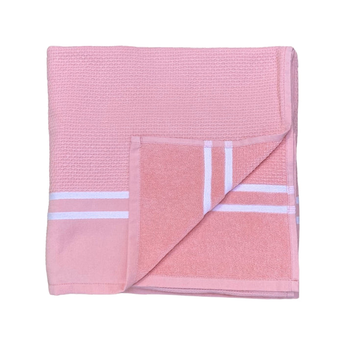 Le Comptoir De La Plage Fouta Coton Doublée éponge Waffle 90x170cm 355gm²