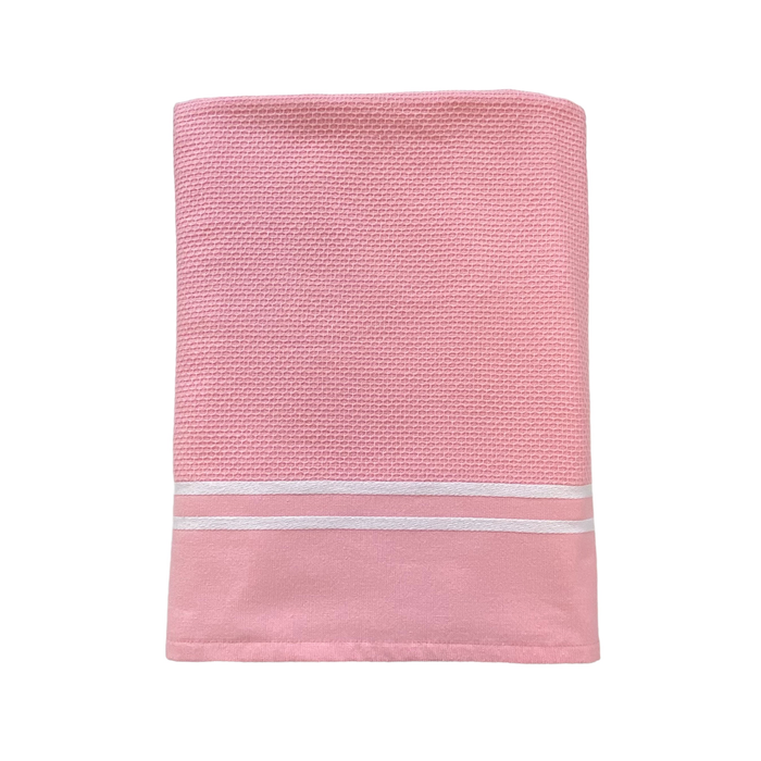 Le Comptoir De La Plage Fouta Coton Doublée éponge Waffle 90x170cm 355gm²