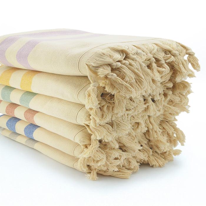 le comptoir de la plage Fouta doublée éponge 90x160 340g/m² - Fidji