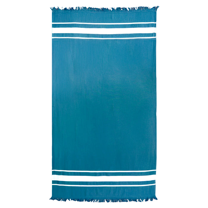 Le Comptoir De La Plage Fouta Doublée éponge 90x170 340g/m² - Caraïbes
