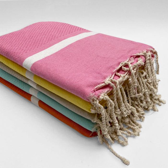 le comptoir de la plage Fouta Nid d'Abeille Melissa 200X200cm le comptoir de la plage Fouta Nid d'Abeille Melissa 200X200cm
