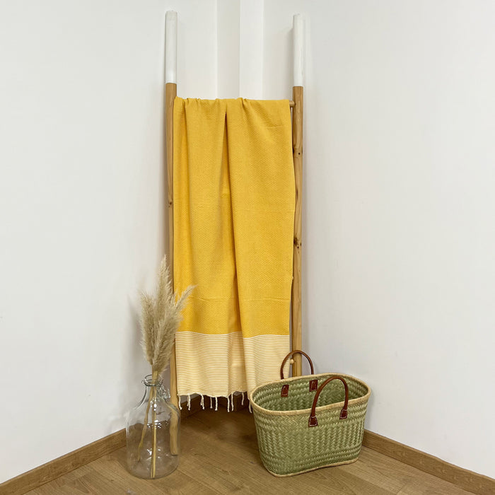 Le Comptoir De La Plage Fouta Plate Nid D'Abeille Mikanda