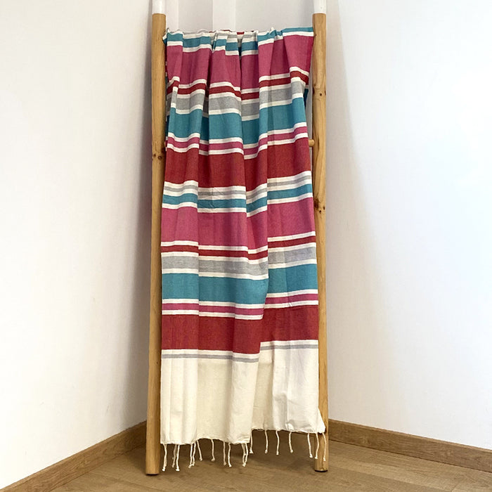 Le Comptoir De La Plage Fouta Plate Traditionnelle Hélios 100x200cm