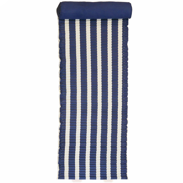 Le Comptoir De La Plage Matelas De Plage Bahia Bleu Marine 60x180 Cm