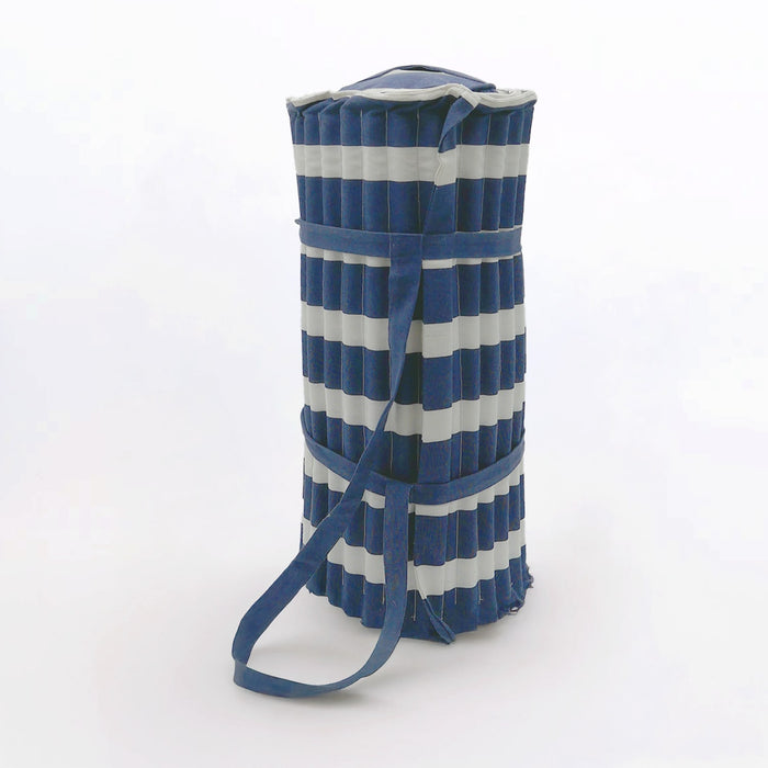 Le Comptoir De La Plage Matelas De Plage Bahia Bleu Marine 60x180 Cm