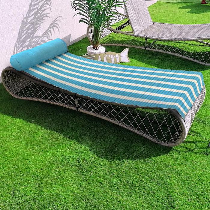 le comptoir de la plage Matelas de plage Bahia Turquoise 60x180 cm le comptoir de la plage Matelas de plage Bahia Turquoise 60x180 cm