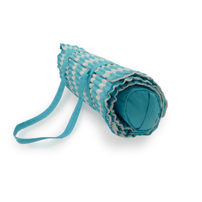 Le Comptoir De La Plage Matelas De Plage Bleu 60x180 - Bahia Bleu Canard
