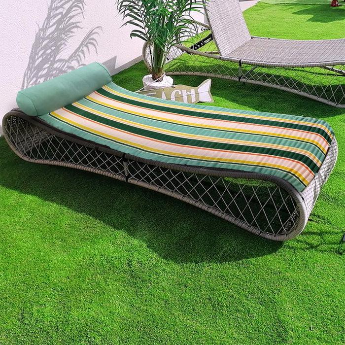 le comptoir de la plage Matelas de plage Multicolore 60x180 - Dalia