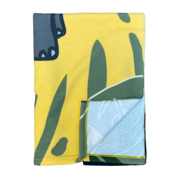 Le Comptoir De La Plage Pack Enfant Elephant Un Poncho Et Une Serviette De Plage Microfibre 100% Polyester