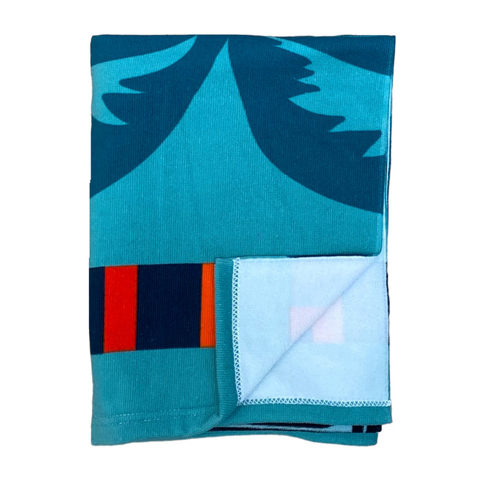 Le Comptoir De La Plage Pack Enfant Surfista Un Poncho Et Une Serviette De Plage Microfibre 100% Polyester