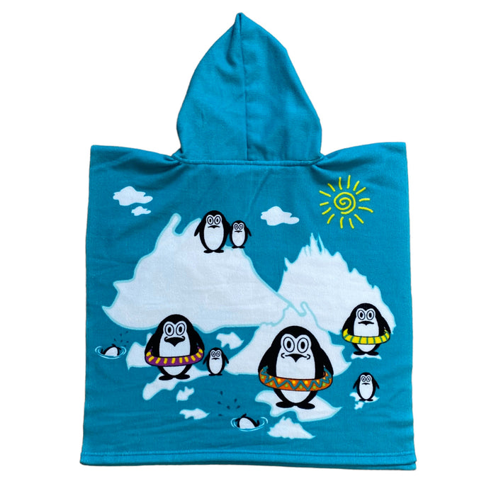 Le Comptoir De La Plage Poncho De Bain Enfant Microfibre Artic