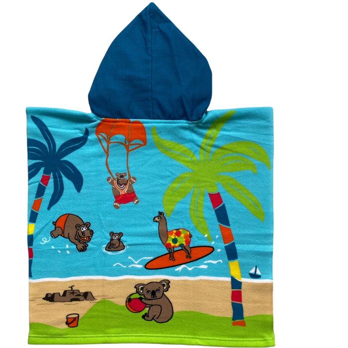 Le Comptoir De La Plage Poncho De Bain Enfant Microfibre Colonia