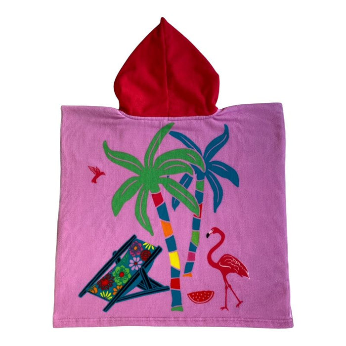 Le Comptoir De La Plage Poncho De Bain Enfant Microfibre Familia