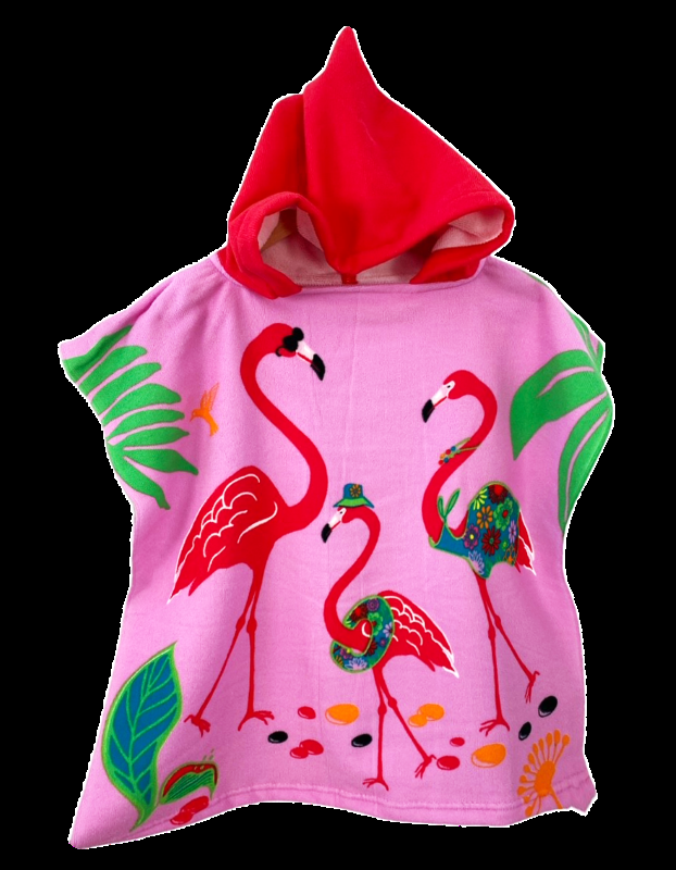 Le Comptoir De La Plage Poncho De Bain Enfant Microfibre Familia