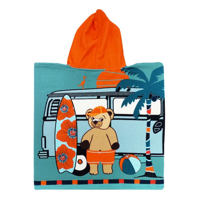 Le Comptoir De La Plage Poncho De Bain Enfant Microfibre Surfista