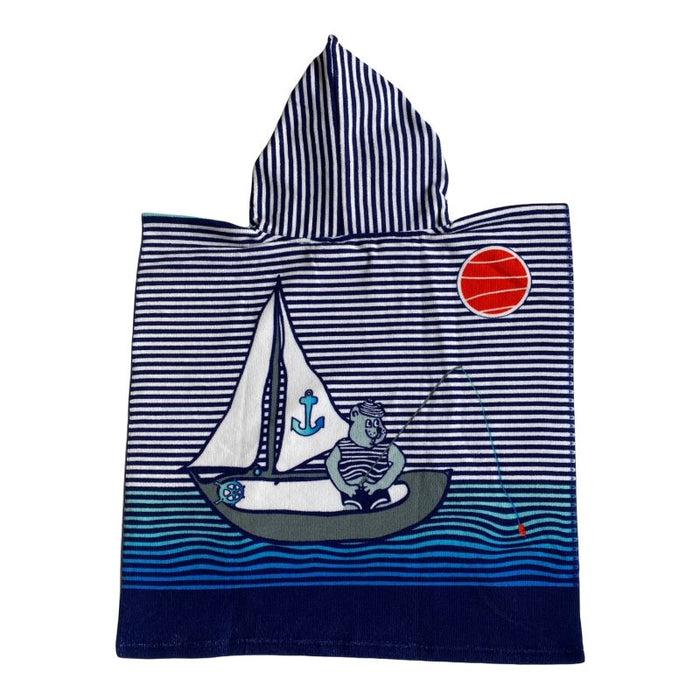 Le Comptoir De La Plage Poncho De Bain Enfant Microfibre Teddy