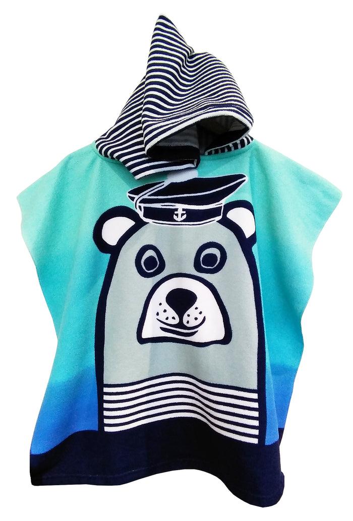 Le Comptoir De La Plage Poncho De Bain Enfant Microfibre Teddy