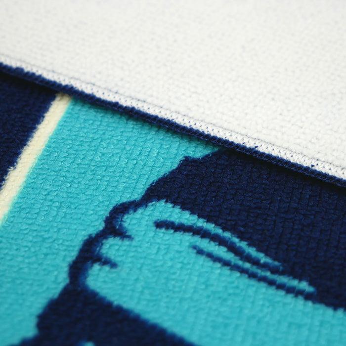Le Comptoir De La Plage Serviette De Plage Enfant Microfibre Bleu 70x140 250g/m² - Algajola