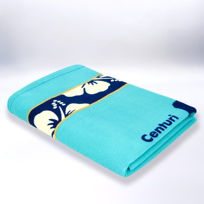 Le Comptoir De La Plage Serviette De Plage Enfant Microfibre Bleu 70x140 250g/m² - Lavezzi