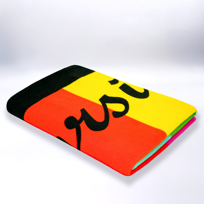 Le Comptoir De La Plage Serviette De Plage Enfant Microfibre Multicolore 70x140 250g/m² - Fino