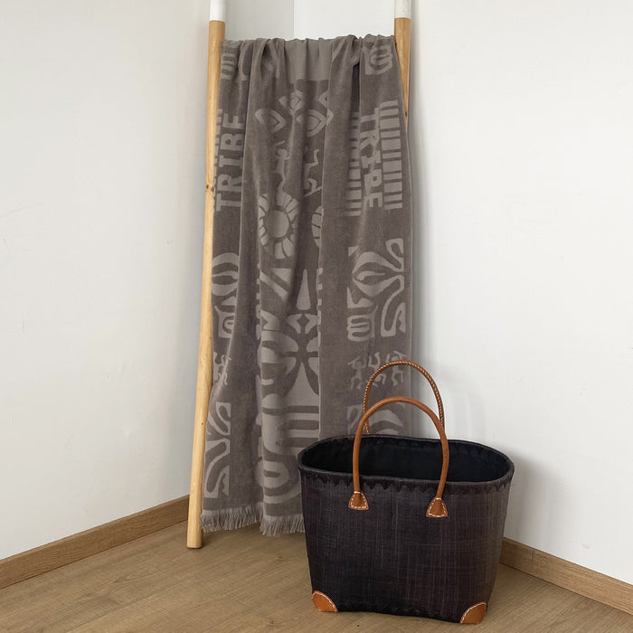 Le Comptoir De La Plage Serviette De Plage éponge Velours Ciselée Izapa - Taille L